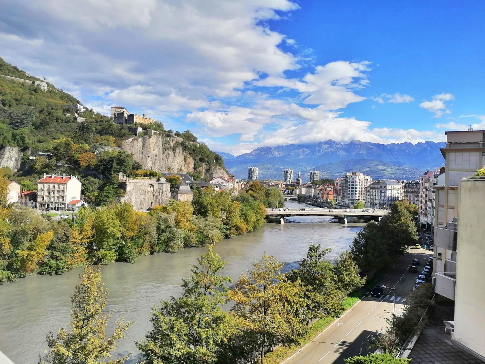 Appartement Hagaki Vue Panoramique Proche Gare Netflix 格勒诺布尔 外观 照片