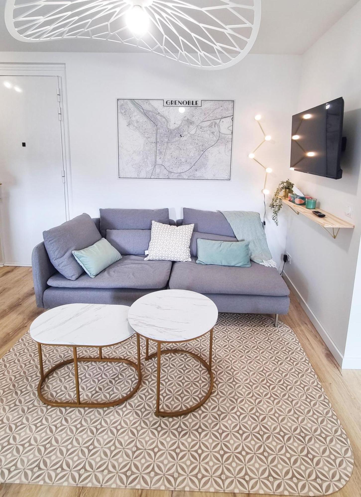 Appartement Hagaki Vue Panoramique Proche Gare Netflix 格勒诺布尔 外观 照片
